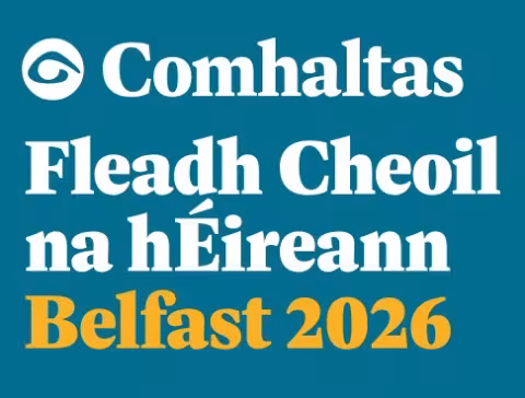 Fleadh Cheoil na h&Eacute;ireann Belfast 2026 Logo