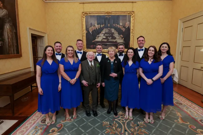 President and Sabina Higgins and the Beartlas